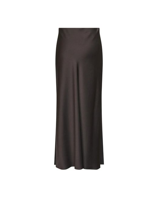 Brunello Cucinelli Brown Maxi Skirts