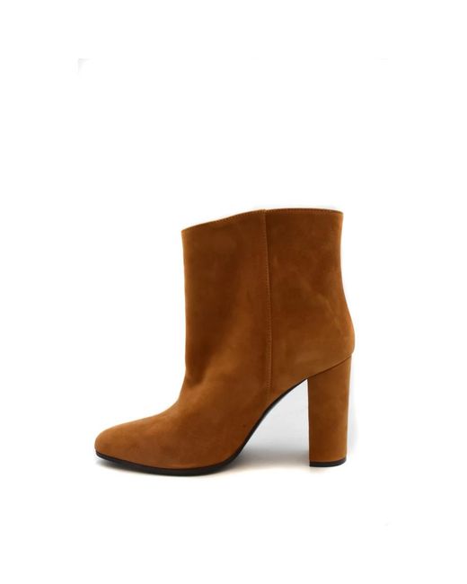 Via Roma 15 Brown Heeled Boots