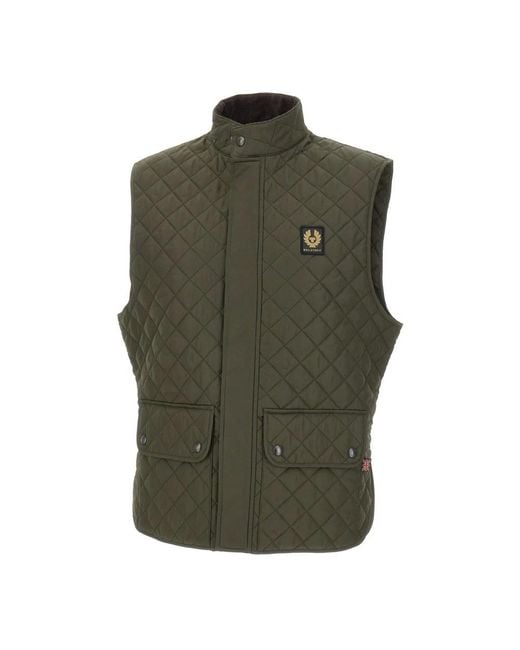 Belstaff Green Vests for men