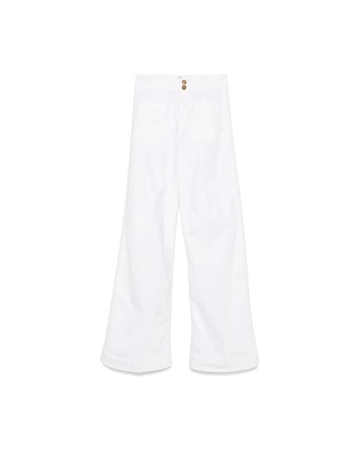 Seafarer White Weiße denim-jeans mit taschen