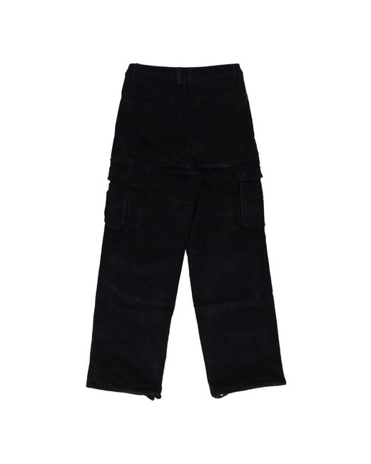 Arte' Black Straight Trousers for men