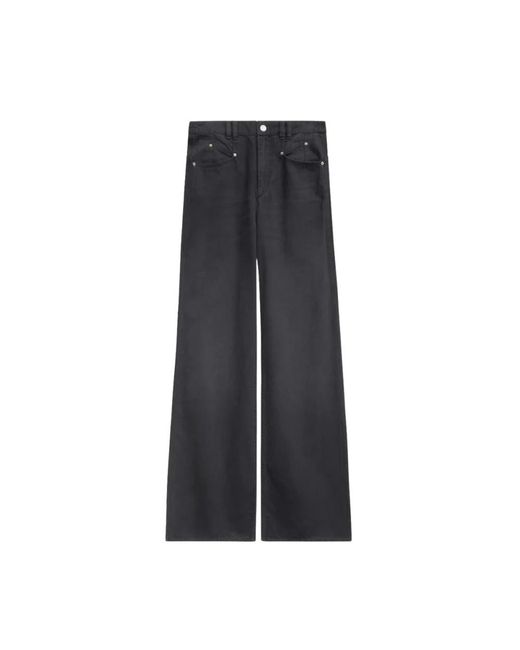 Isabel Marant Gray Wide Jeans