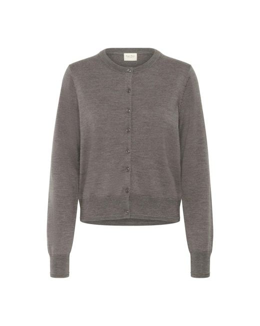 Part Two Cardigans in het Gray