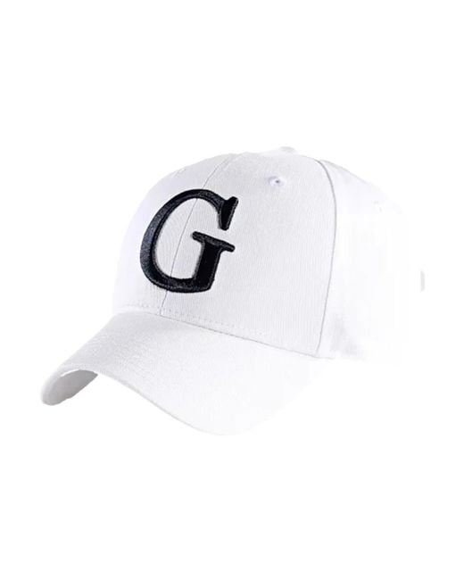 Caps di Guess in White da Uomo