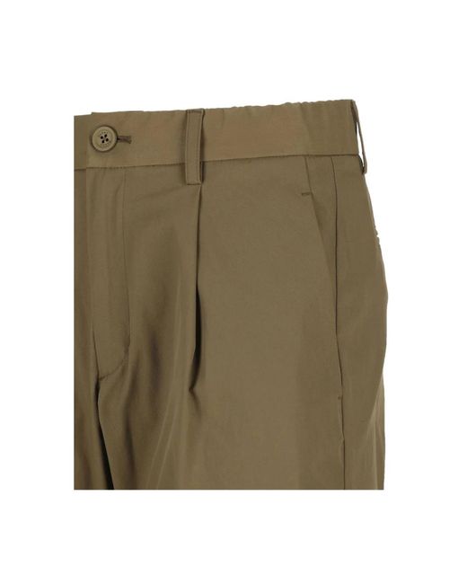 Herno Broeken ,Groen ,Katoen Katoenachtige Broek Met Trekkoord in het Green voor heren