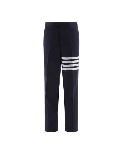 Thom Browne Blue Slim-Fit Trousers for men