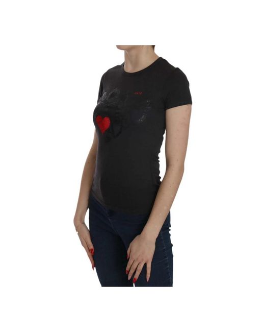 Exte Black T-Shirts
