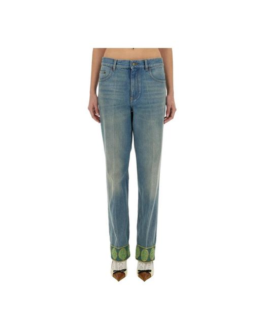Valentino Blue Slim-Fit Jeans