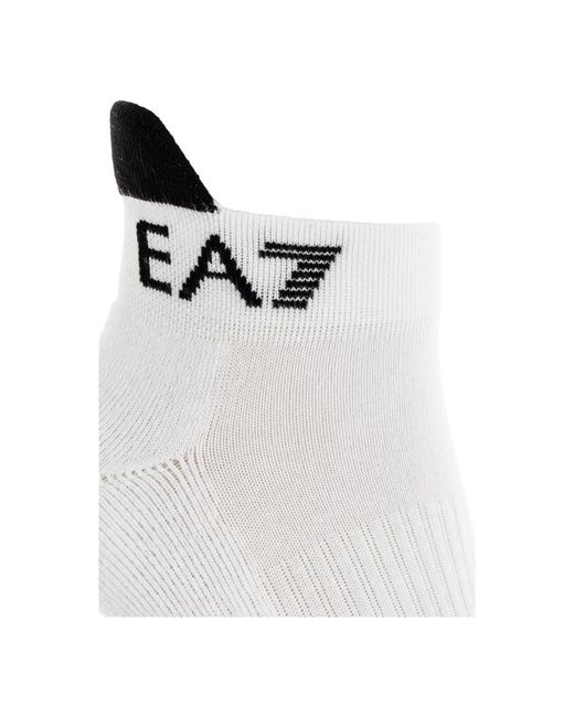 EA7 Ondergoed ,Wit ,Katoen Tennis Pro Katoenmix Enkel Sokken in het White