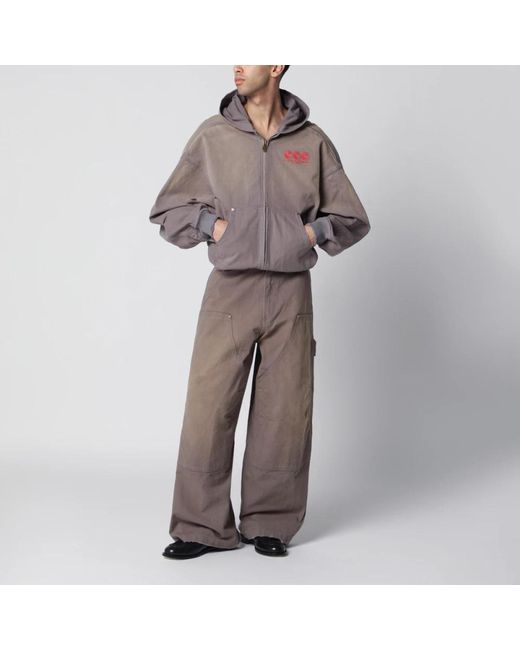 Willy Chavarria Brown Wide Trousers for men