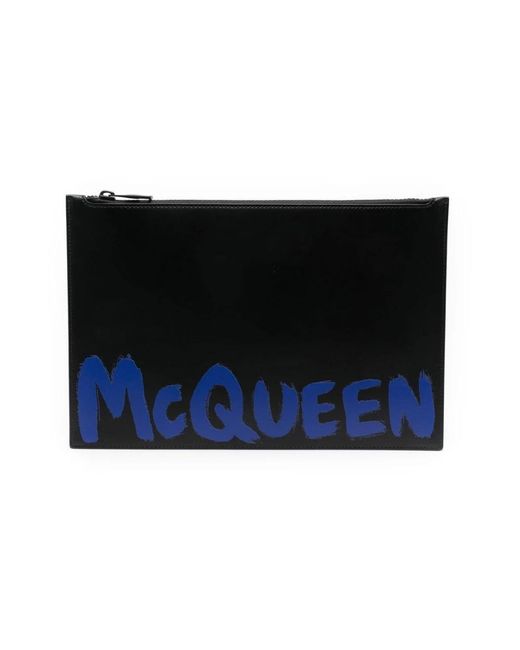 Alexander McQueen Black Clutches for men