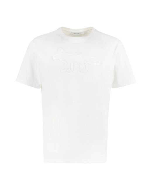 T-Shirts di Maison Kitsuné in White da Uomo