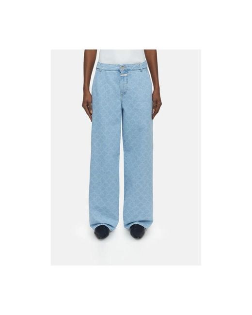 Closed Jeans ,Blauw ,Katoen Jurdy Wide Jeans in het Blue
