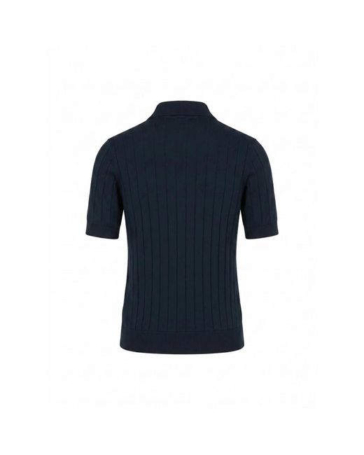 Peserico Blue Polo Shirts for men