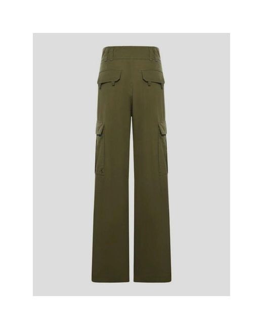 Wide Trousers Saint Laurent de color Green