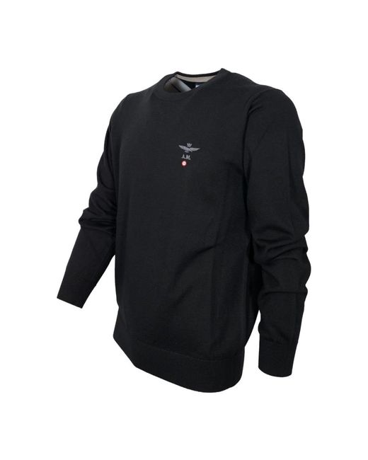 Aeronautica Militare Black Sweatshirts for men