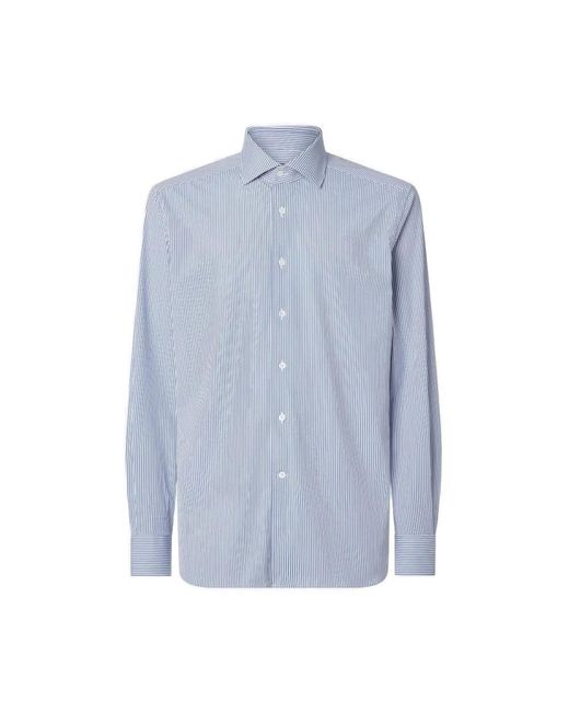 Corneliani Blue Formal Shirts for men