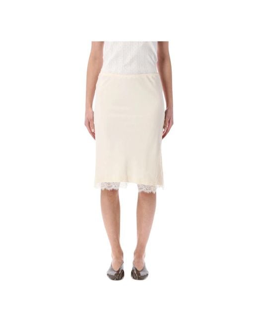Rohe White Midi Skirts