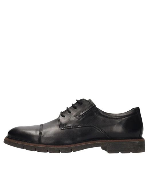 Salamander Black Dress Shoes for men