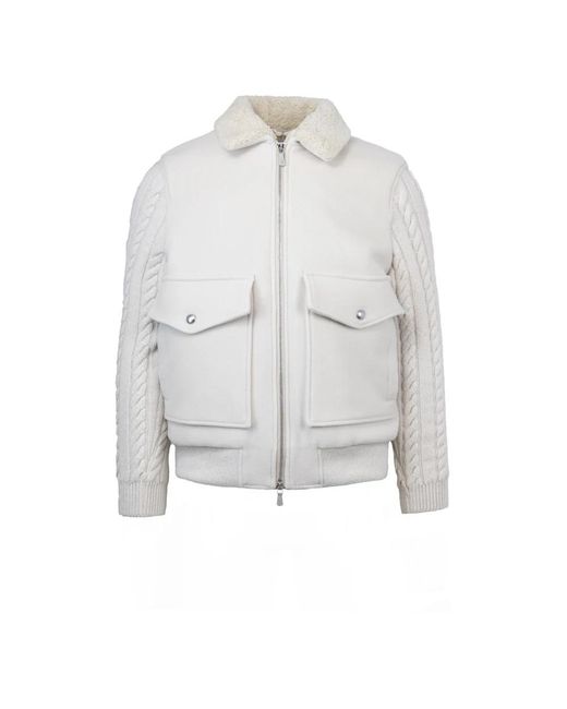 Eleventy Jassen ,Wol Luxe Wol Cashmere Jas in het Gray voor heren
