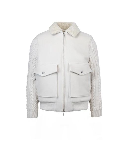 Eleventy Gray Light Jackets for men