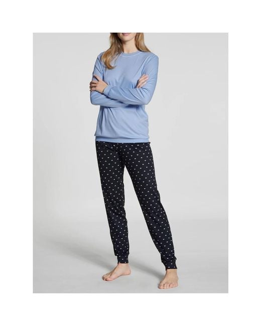 Calida Modieus Pyjama Ontwerp in het Blue