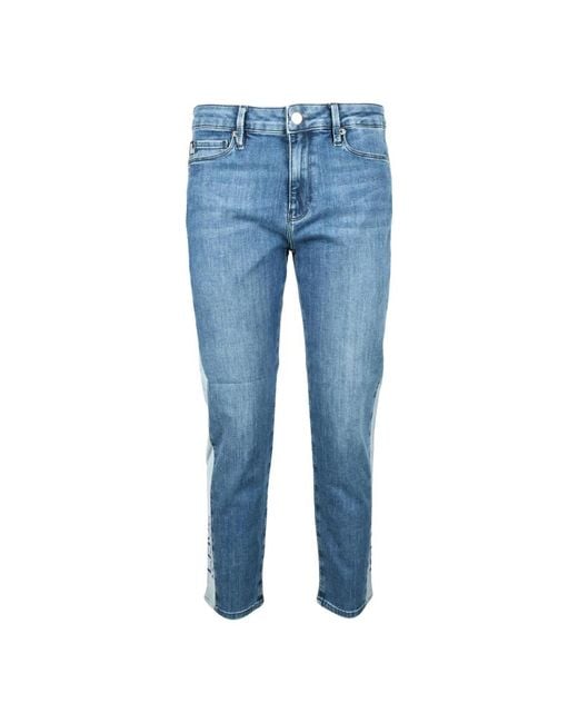 Jeans > slim-fit jeans Love Moschino en coloris Blue