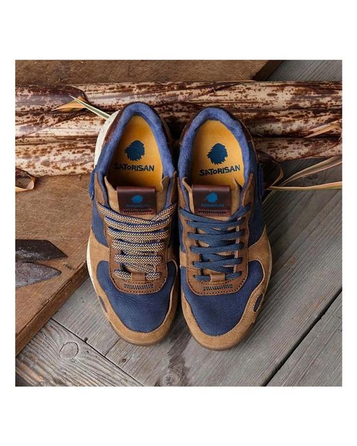 Satorisan Blue Sneakers for men