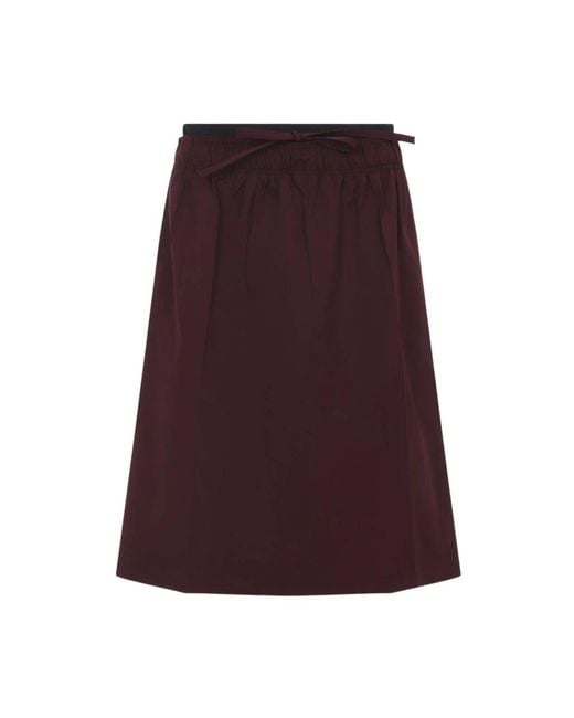 Prada Purple Midi Skirts