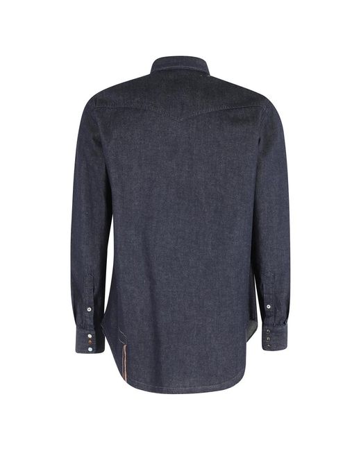 Fortela Blue Denim Shirts for men