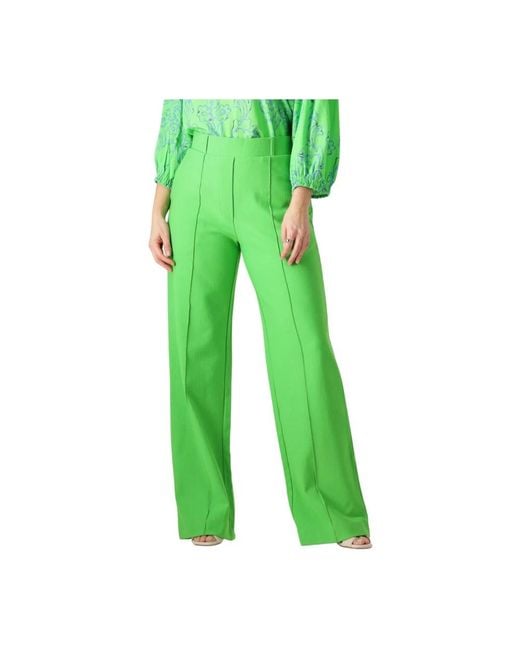 Jansen Amsterdam Green Weite Lange Grüne Abby Hose
