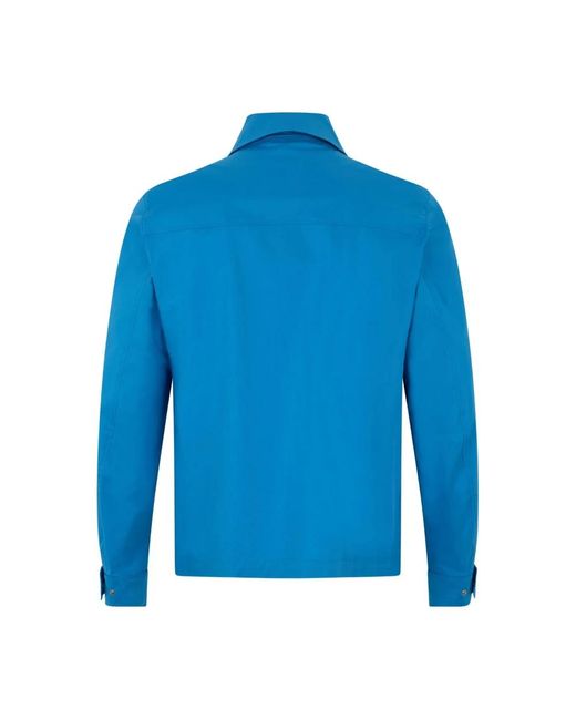 Light Jackets Herno de hombre de color Blue