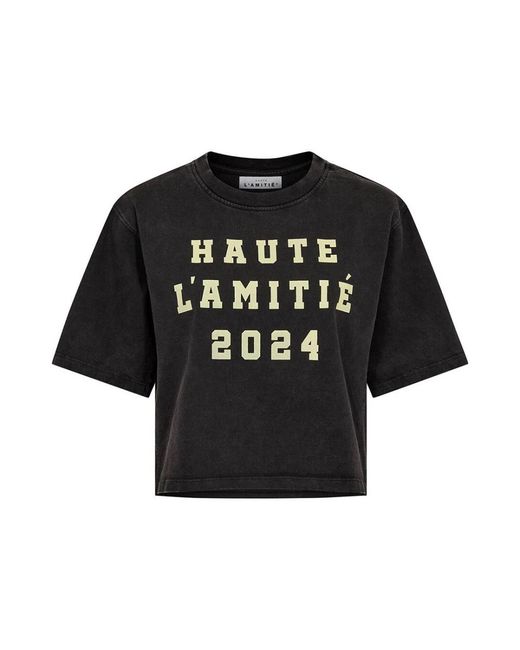 Haute L'Amitié Black T-Shirts