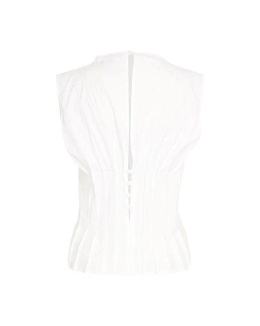 Blouses Semicouture de color White