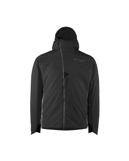 Klattermusen Fitness ,Zwart ,Leer Geïsoleerde Hoodie Jas Voor Mannen in het Black voor heren