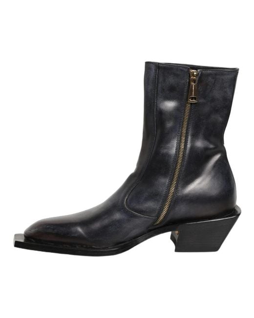 Dolce & Gabbana Black Cowboy & Biker Boots