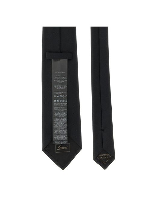 Ties Brioni pour homme en coloris Black