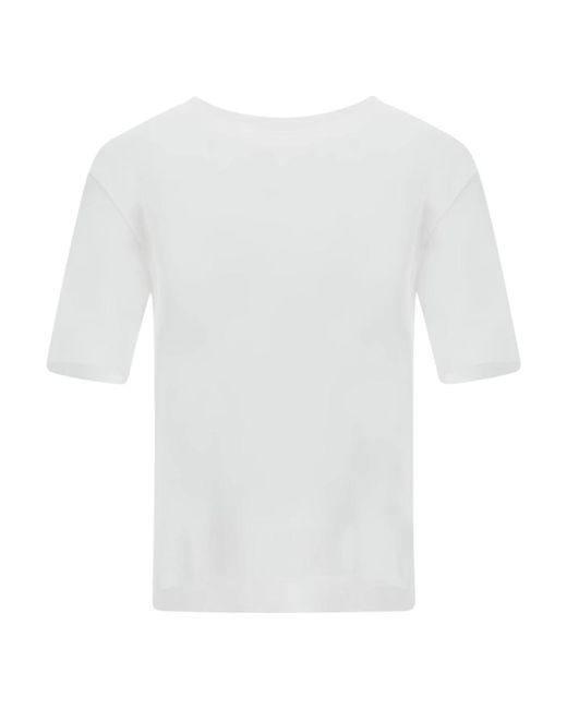 Herno White Round-Neck Knitwear