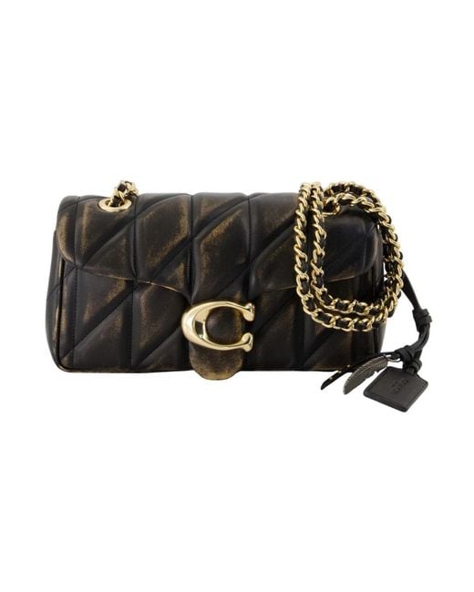 COACH Black Tabby 20 With Chain Shoulder Bag
