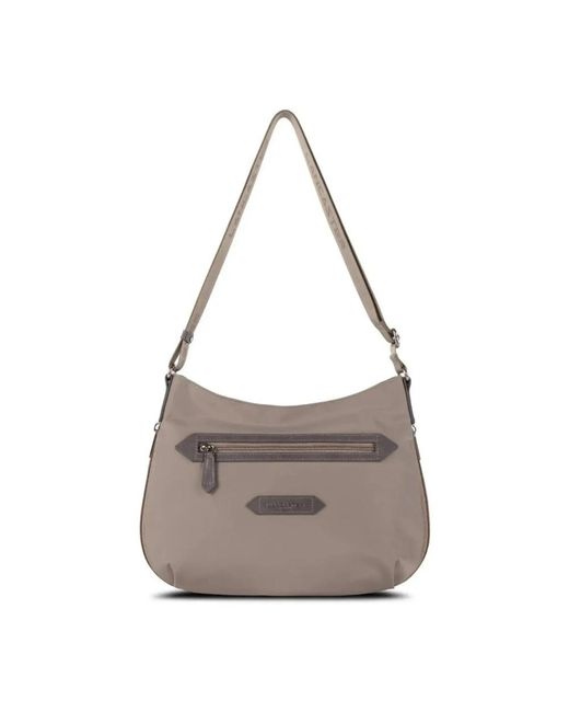 Lancaster Gray Shoulder Bags