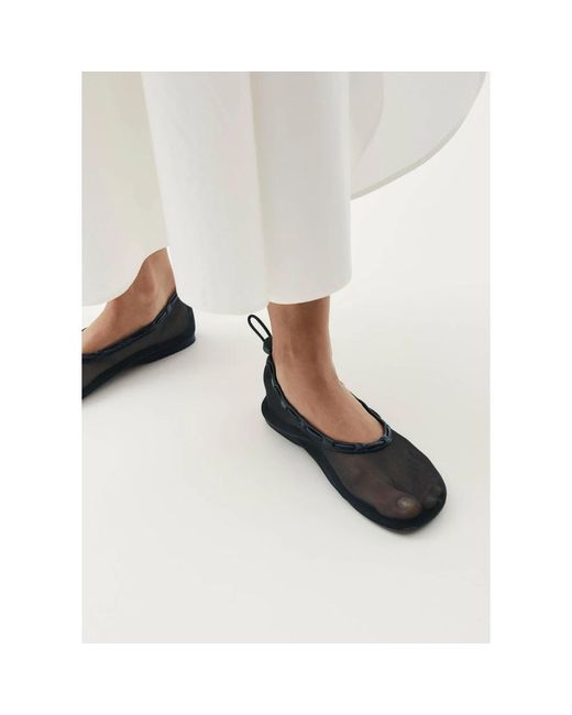 Alohas Black Ballerinas