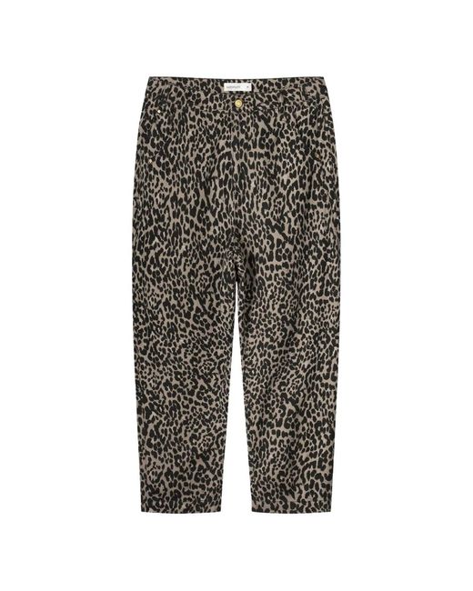 Summum Dry Stretch Twill Mom Fit Broek in het Gray
