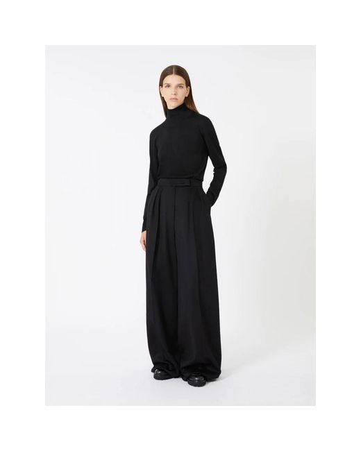Max Mara Black Cashmere Knitwear