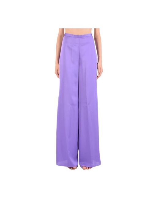 Trousers > wide trousers SIMONA CORSELLINI en coloris Purple