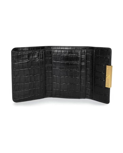 Lancaster Accessoires ,Zwart ,Leer Exo Ily Wallet in het Black