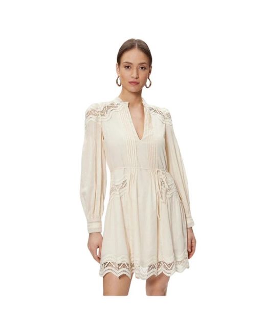 Short Dresses Twinset de color White