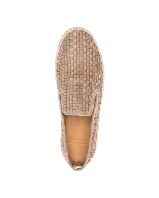 Officine Creative Gewebte Espadrilles Mit Ledersohle in Pink für Herren