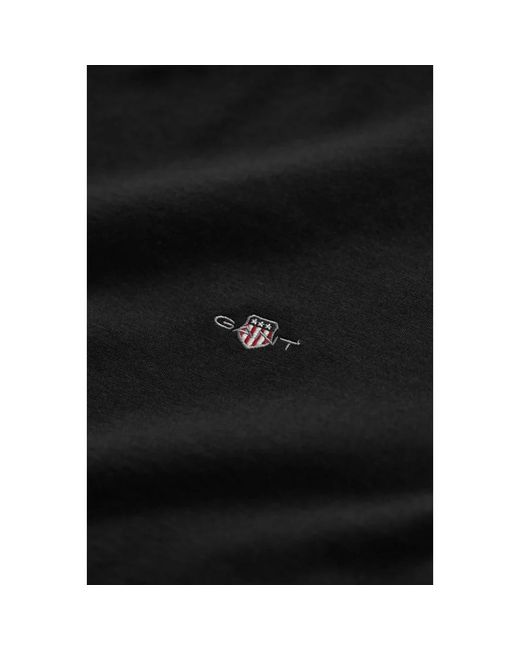 Gant T-Shirt in het Black voor heren