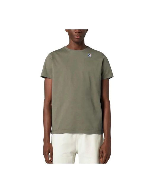 K-Way Green T-Shirts for men