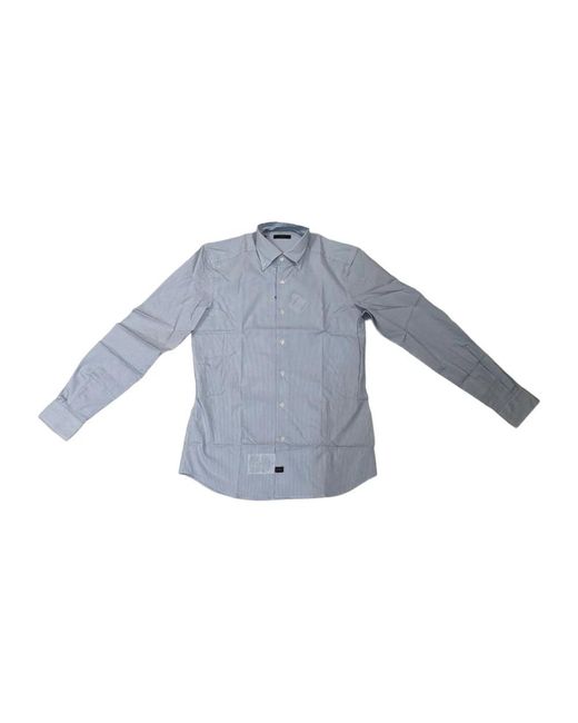Fay Blue Casual Shirts for men